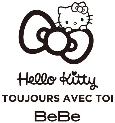 Hello Kitty × BeBe スペシャルコレクション ロゴ