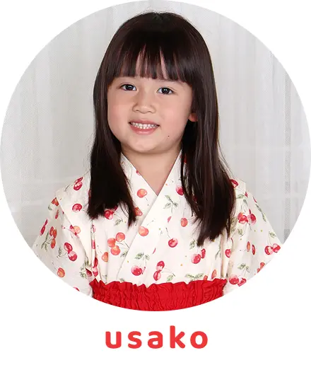 usakoのヘアアレンジビフォー写真