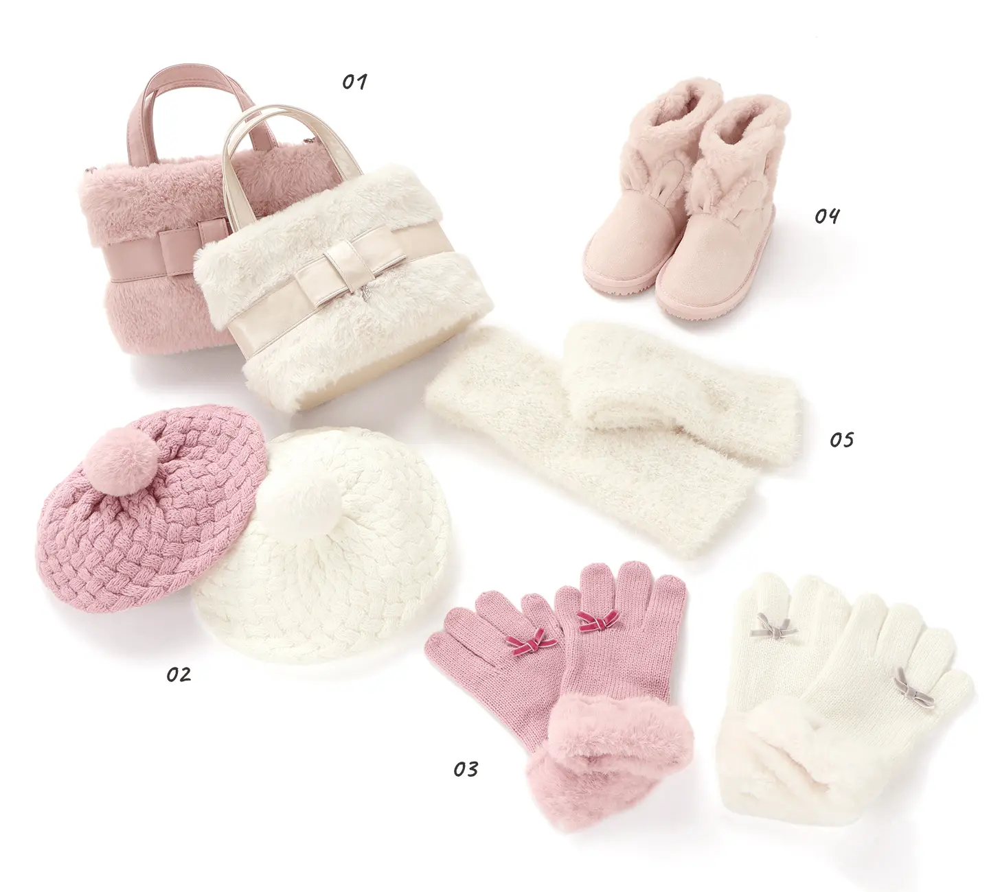 女の子冬小物アイテム