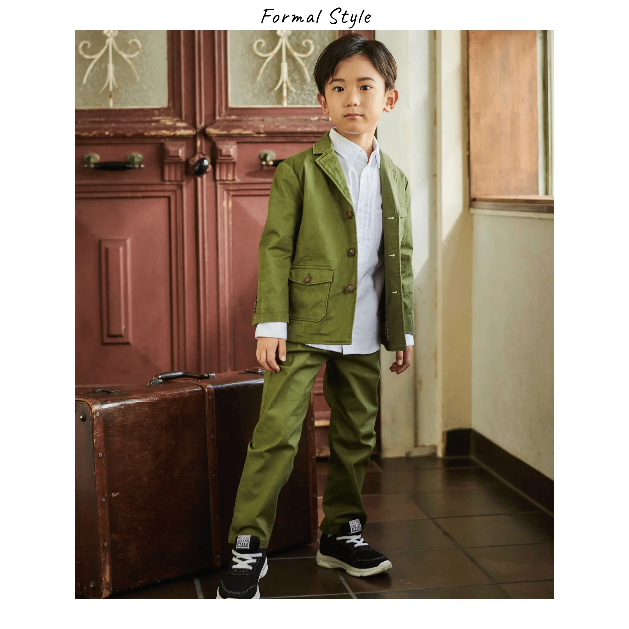 フォーマルジャケット×パンツ着用画像