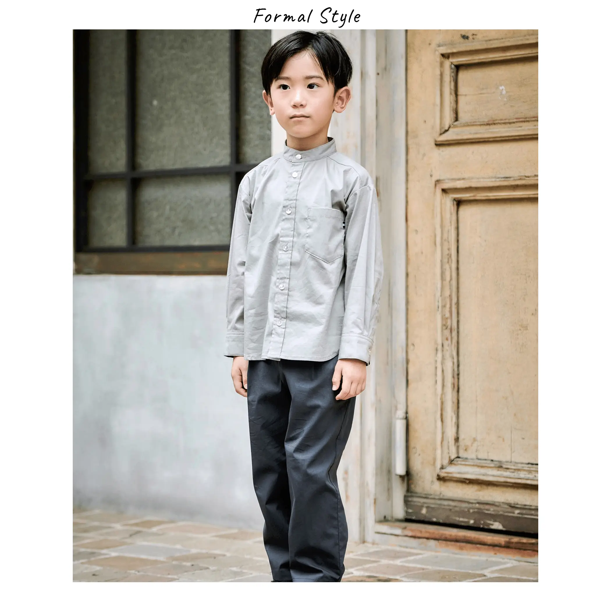 フォーマルシャツ着用画像