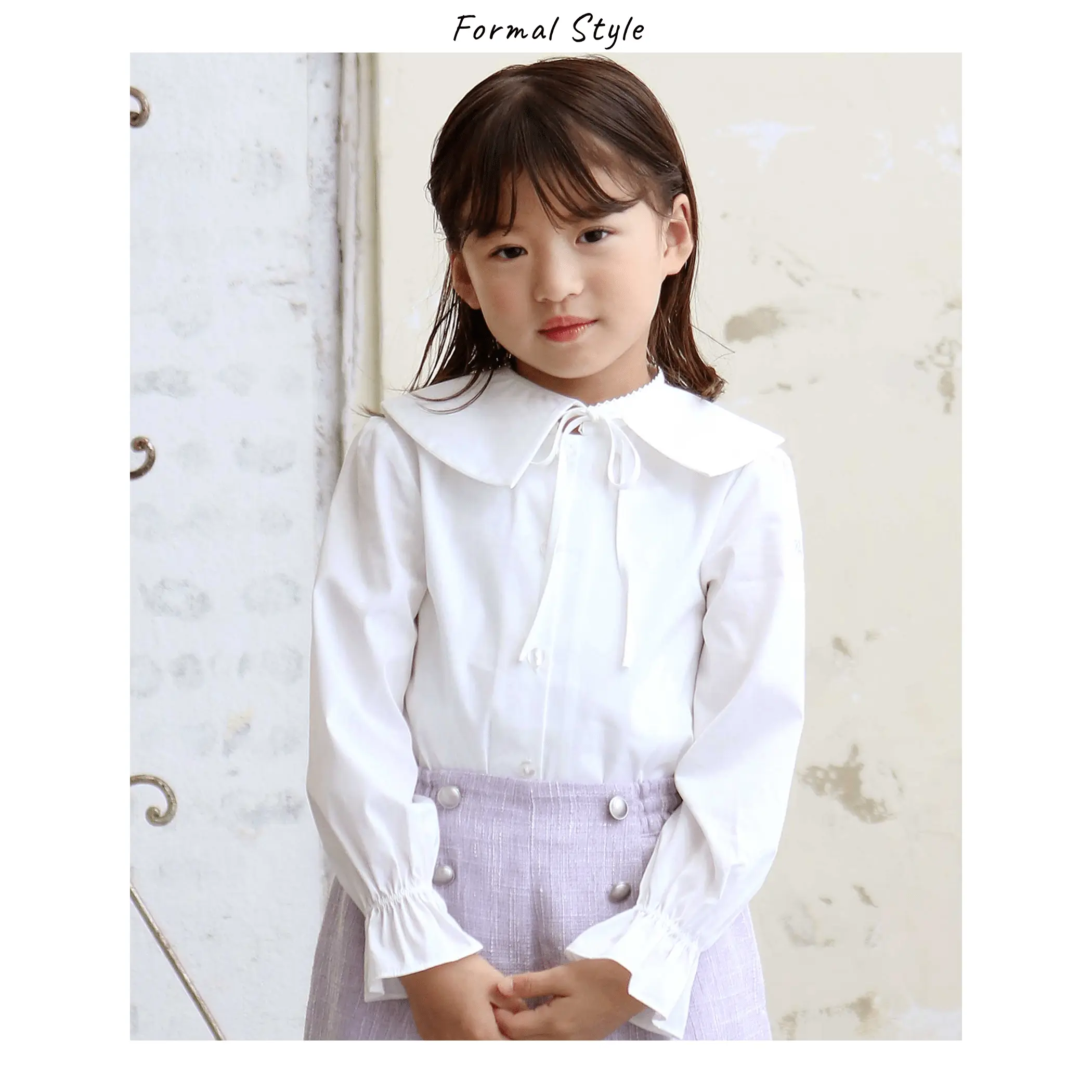 フォーマルブラウス着用画像