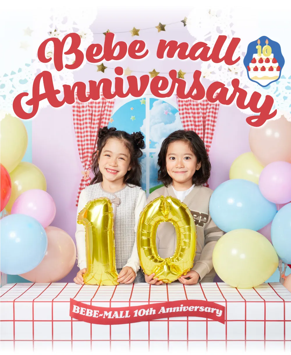 BEBE MALL 10周年アニバーサリー メインビジュアル