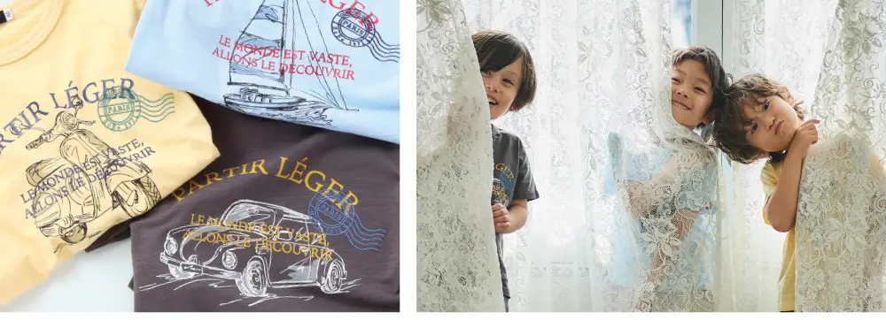 BeBe(べべ) 春夏新作 女の子向け上品なカジュアルスタイル