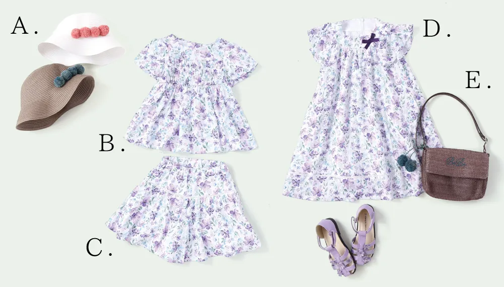 湖畔のボートで過ごす、BeBe 2026春夏のロマンチックな世界観