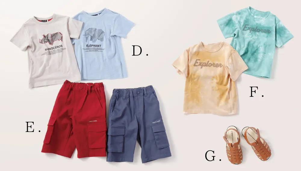 BeBe 夏の新作コレクション ビジュアルイメージ