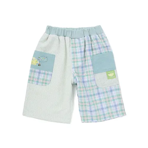 男の子チェック柄パンツ