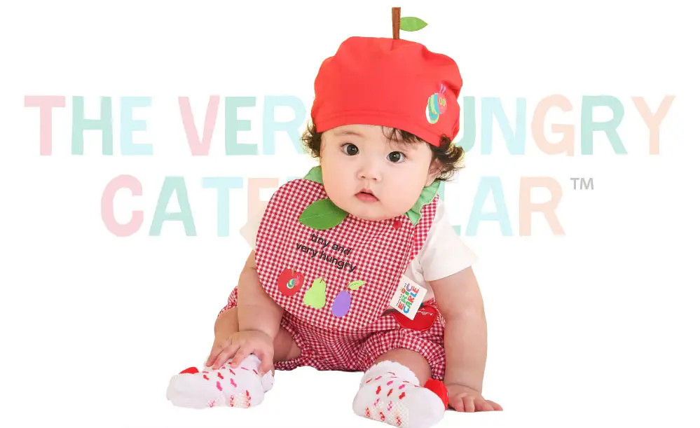 はらぺこあおむし ベビー用ブルマ りんごモチーフ