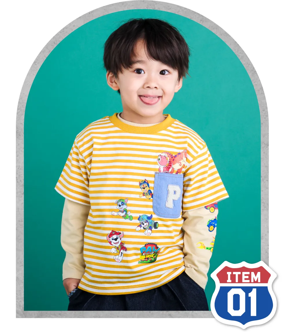 パウ・パトロール ザ・ダイノ・ムービー限定Tシャツセットのメイン画像