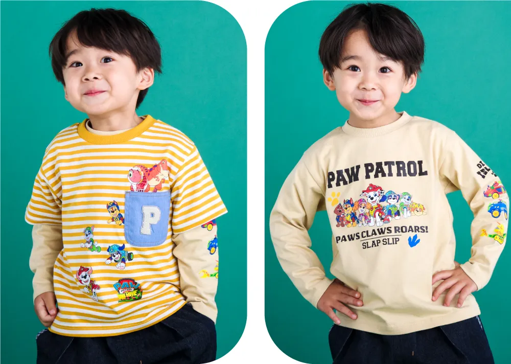 限定Tシャツセットのキャラクタープリント詳細
