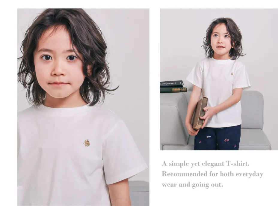 POLO BCS 胸元ワンポイント刺繍Tシャツ バックスタイル詳細