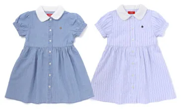 POLO BCS 襟付きワンピース 商品詳細：ストライプ・デニム