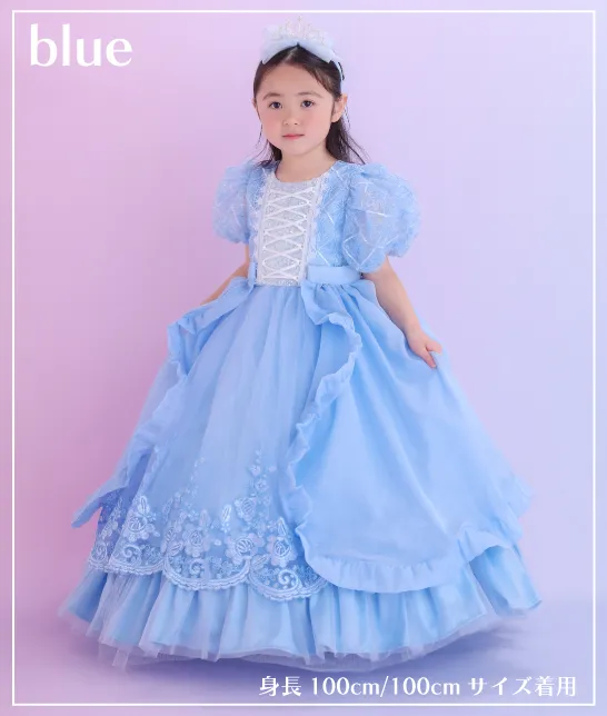 SLAP SLIP プリンセスシリーズ ドレスのバックスタイルとシルエット