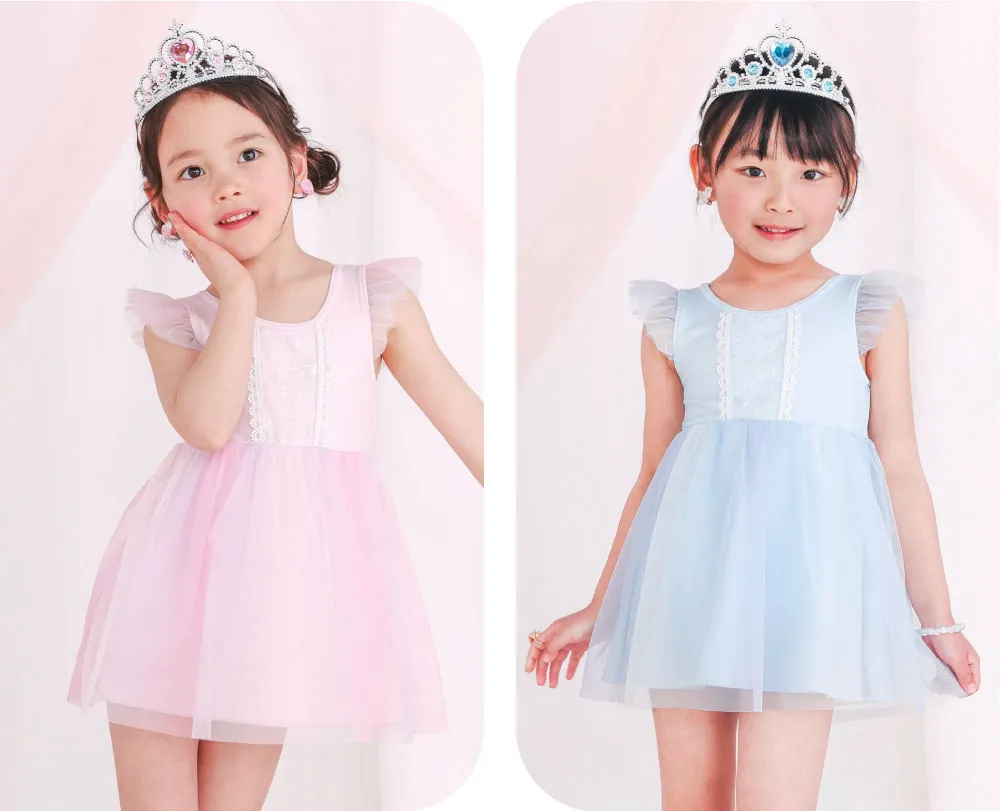 プリンセス気分になれるドレス風水着（パープル）：女の子の憧れが詰まったデザイン