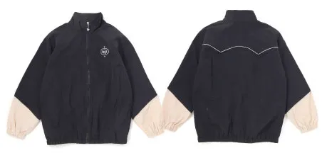 ZIDDY ウェスタン切り替えアウター：ビッグシルエットでトレンド感抜群の軽アウター